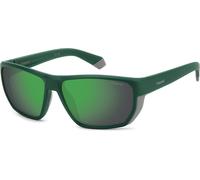 Polaroid PLD 7057/S MATTE TEAL/GREEN MIRROR 60/15/135 Lunettes de soleil pour hommes