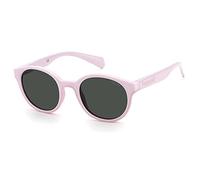 Polaroid Enfant PLD 8040/S 35J/M9 Lunettes de soleil Plastique Rose Gris Ronde