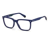 Polaroid Pld D436 FLL/16 MATTE BLUE Eyewear Men Acetate, Standard, 55