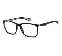 Polaroid Pld D477 08A/17 BLACK GREY Eyewear Men's Acetate, Standard, 56