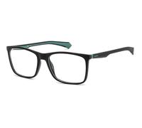Polaroid Pld D477 7ZJ/17 BLACK GREEN Eyewear Men's Acetate, Standard, 56