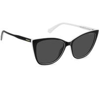 Polaroid Polaroid Black Rectangular Sunglasses
