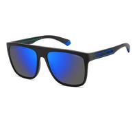 Polaroid Pld2162s560vk 56/16/140 Polarized Sunglasses Noir Grey Mirror/CAT3 Homme
