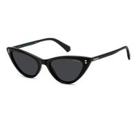 Polaroid Lunettes de soleil PLD 6246/S Cat‑Eye Femme Noir 52 mm Polarisées Polycarbonate