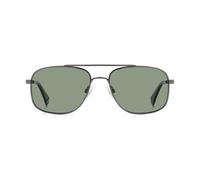 Polaroid Rectangular Lunettes de soleil 207848ASR56UC - Homme - Métal
