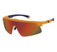 POLAROID SPORT lunettes, modèle PLD 7056, couleur MATTE ORANGE, verre 99 mm, pont 01 mm