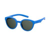 Polaroid, unisex, Accessoires, Bleu, Taille: 42 MM Monture bleue lunettes de soleil polarisées