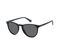 Polaroid, unisex, Accessoires, Noir, Taille: 54 MM Lunettes de soleil rondes monture noire