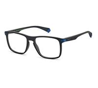 Polaroid Unisex Eyeglasses Sunglasses, Matte Black Petrol, 54, Matte black petrol