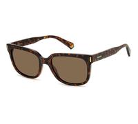 Polaroid Unisex PLD 6191/S 086/SP Lunettes de soleil Plastique Havane Marron Carré Polarisé