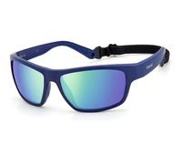 Polaroid Eyewear Pld 7037/s Polarized Sunglasses Bleu Smoke Green Pz Homme