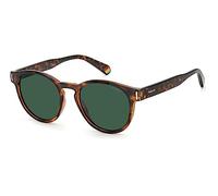 Polaroid Lunettes de soleil PLD 6175/S 086/UC Unisexe Plastique Havane Vert Ronde