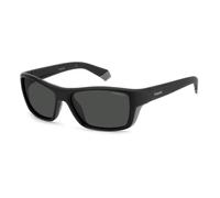 Polarois Sport Pld 7046/s 08A/M9 BLACK GREY Sunglasses Men's Polycarbonate, Standard, 57