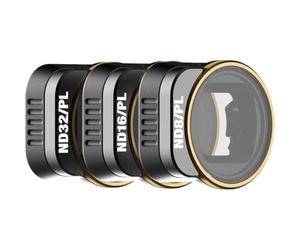 PolarPro - DJI Mini 3 Pro - Vivid - ND8/PL + ND16/PL + ND32/PL (3-Pack) - Ultra-Lightweight Aluminum - Precisely Engineered - Horizontal and Vertical Shooting Modes - Color Neutrality