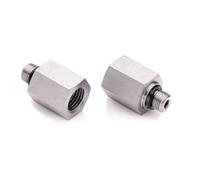 POLBERIS 1/8'' x 1/4'' Raccord GZ-GW Raccord en acier mamelon double face raccord adaptateur en acier métrique pouce filetage extérieur raccord à double vis