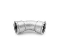 POLBERIS Arc court 1'' fonte zinc 45 degrés GW arc court coude en fonte coude galvanisé coude arc à 45 degrés raccord adaptateur vis parallèle raccord en fonte