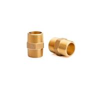 POLBERIS Mamelon 3/4'' en laiton 30 bar vis filetage extérieur et intérieur conique avec joint BPS filetage visseuse - Tournevis - double raccord - néerlandais - union