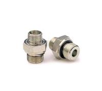 POLBERIS Mamelon métrique 1 1/2'' - Raccord droit en acier M36x2 BSP, réduction, adaptateur raccord droit vissé à haute pression nipple