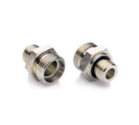 POLBERIS Mamelon métrique 1/2'' - M14x1,5 raccord droit en acier BSP, réduction, adaptateur raccord droit vis haute pression nipple