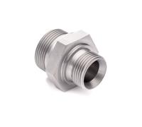POLBERIS Mamelon métrique 3/4'' - M20x1.5 Raccord droit en acier BSP, réduction, adaptateur raccord droit vis haute pression nipple