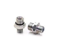 POLBERIS Mamelon métrique 3/4'' - M30x1,5 raccord droit en acier BSP, réduction, adaptateur raccord droit vis haute pression nipple