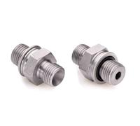 POLBERIS Mamelon métrique 3/8''- M18x1,5 Raccord droit en acier BSP, réduction, adaptateur raccord droit vis haute pression nipple