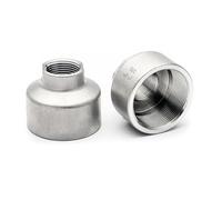 POLBERIS Manchon en acier inoxydable 3/4'' x 1 1/2'' 316 PN40, raccord de réduction inoxydable, connecteur de réduction PN40