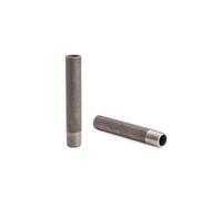 POLBERIS Raccord 1/2" NPT 100mm A333, embout de soudage, raccord fileté NPT, filetage conique, mamelon, fileté simple face