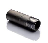 POLBERIS Raccord 1'' NPT 100mm A333, embout de soudage, raccord fileté NPT, filetage conique, mamelon, fileté simple face