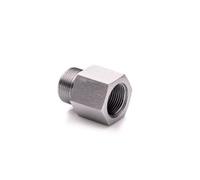POLBERIS Réduction M10x1 - Réduction en acier M12x1,5 GW, adaptateur raccord vissé droit à haute pression nipple réduction