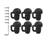 Pole Caps for Trampoline - Heavy Duty Universal Fit | Replacement Covers for Enclosure Post | Protective Trampoline Pole Cap Accessories f́or Outdoor Backyard Patio Home Garden Playground Gym
