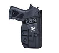 PoLe.Craft Taurus TH9C Holster IWB Kydex for: Taurus TH9C Pistol Case - Intérieur Ceinture caché Porter Holster TH9C Taurus Accessoires Guns Pouch (Black, Right Hand Draw (IWB))