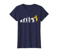 Pole Dance - Évolution de Danse - Tenue de Fitness T-Shirt, Femme, Bleu Marine, XL