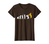 Pole Dance - Évolution de Danse - Tenue de Fitness T-Shirt, Femme, Marron, L