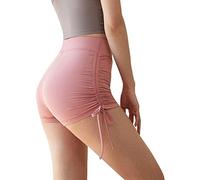 Pole Dance Tenue avec Cordon Latérale, Short Sport Femme Booty Butt Scrunch, Pole Dance Short Sexy Taille Haute, Short Femme de Sport Yoga Pole Dance Hot Pants Cycliste Femme Short Running Femme