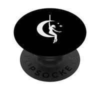 Pole Dancer accroché à la lune | Pole Dance Graphic PopSockets PopGrip Interchangeable