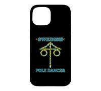 Pole Dancer suédois Drôle Midsummer Maypole Midsommar Suède Coque pour iPhone 15