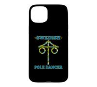 Pole Dancer suédois Drôle Midsummer Maypole Midsommar Suède Coque pour iPhone 15 Plus