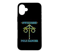 Pole Dancer suédois Drôle Midsummer Maypole Midsommar Suède Coque pour iPhone 16 Plus