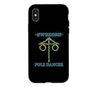 Pole Dancer suédois Drôle Midsummer Maypole Midsommar Suède Coque pour iPhone X/XS