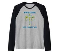 Pole Dancer suédois Drôle Midsummer Maypole Midsommar Suède Manche Raglan