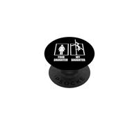 Pole Dancing Your Fille Ma Fille Maman Pole Dance Amusante PopSockets PopGrip Adhésif