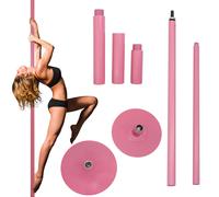 Pôle Danse Barre de Danse sur Table Rose Professionnel 231 - 274 CM Ø 45 MM