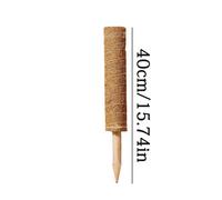 Pôle de coco en mousse pour plantes pliables,Support d'escalade,balcon,pilier de jardin,bâton de noix de coco déformé,plante grimpante - Type 40cm