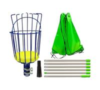 Pôle De Sélecteur De Fruits Avec Panier - Outil D'arbre Télescopique, Grabber En Acier Inoxydable | Poignée De Longueur Réglable, Cadre En Fil Métallique À La Rouille, Panier Doux Pour La Récolte Des