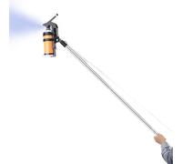 Pôle d'extension de Spray | Adaptateur télescopique pour Magique | Outil de Peinture et de revêtement de Plafond | Acier Inoxydable 1,6 2 2,4 avec Prise pour Murs intérieurs et Meubles