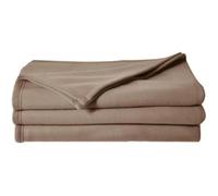 Couverture Polaire Taupe Poleco 100% polyester 320g 240x220