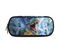 POLERO Trousse à crayons de dessin animé pour garçons et filles - Trousse de papeterie mignonne - Fournitures de bureau, Impression 3D dinosaure, Taille unique, Cartable