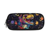 POLERO Trousse à crayons de dessin animé pour garçons et filles - Trousse de papeterie mignonne - Fournitures de bureau, Planètes dinosaures, Taille unique, Cartable