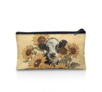 POLERO Trousse à crayons imprimée pour garçons et filles, Tournesol vache, Taille unique, Cartable